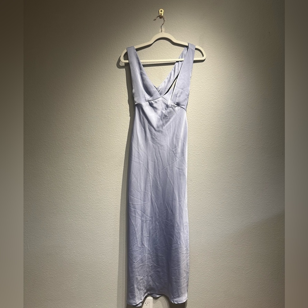 Cross-Back Midi Dress